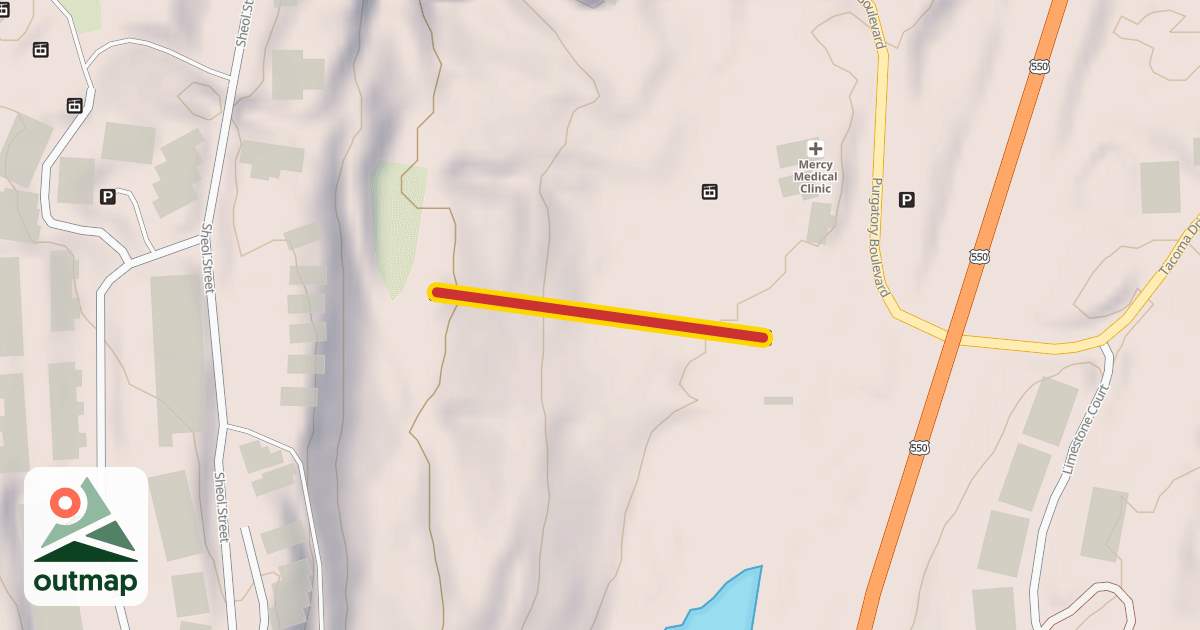 Map of Columbine Lift #9