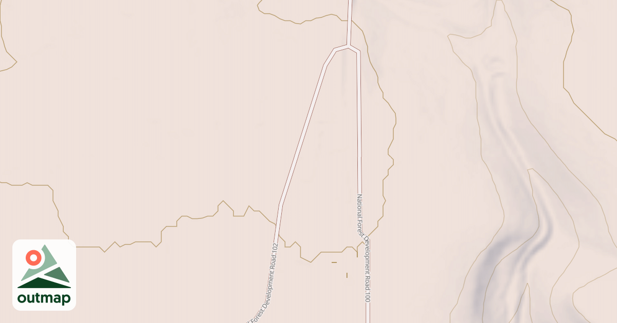 Map of USFS National Forest System Roads {2FDA2A12-319C-48FF-920E-28A8E5CCB826}