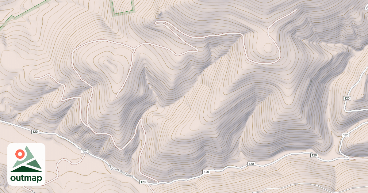 Map of GOLD RUN