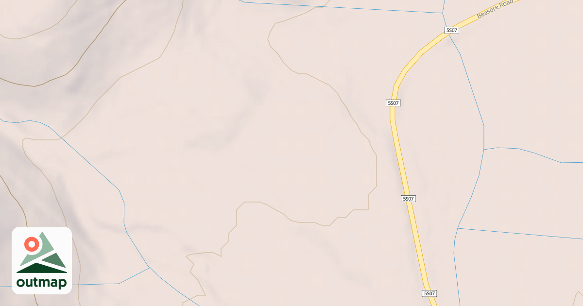 Map of BEASORE O SPUR