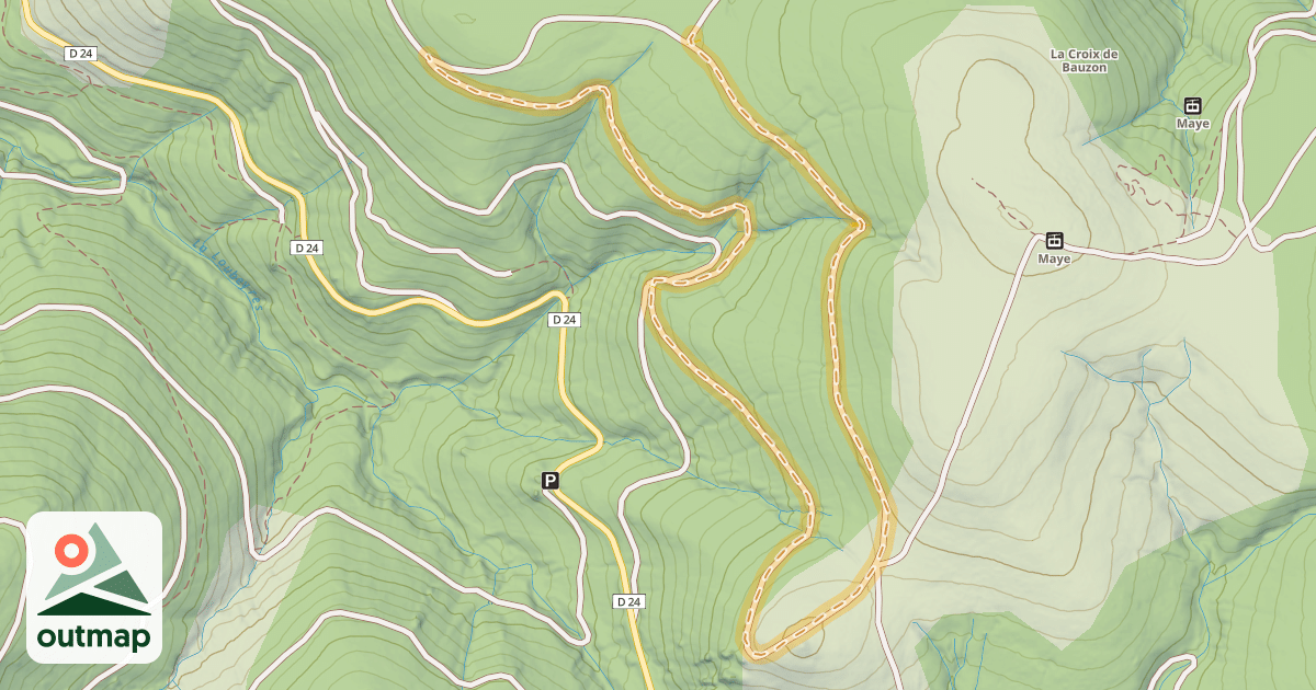 Map of Le Tanargou