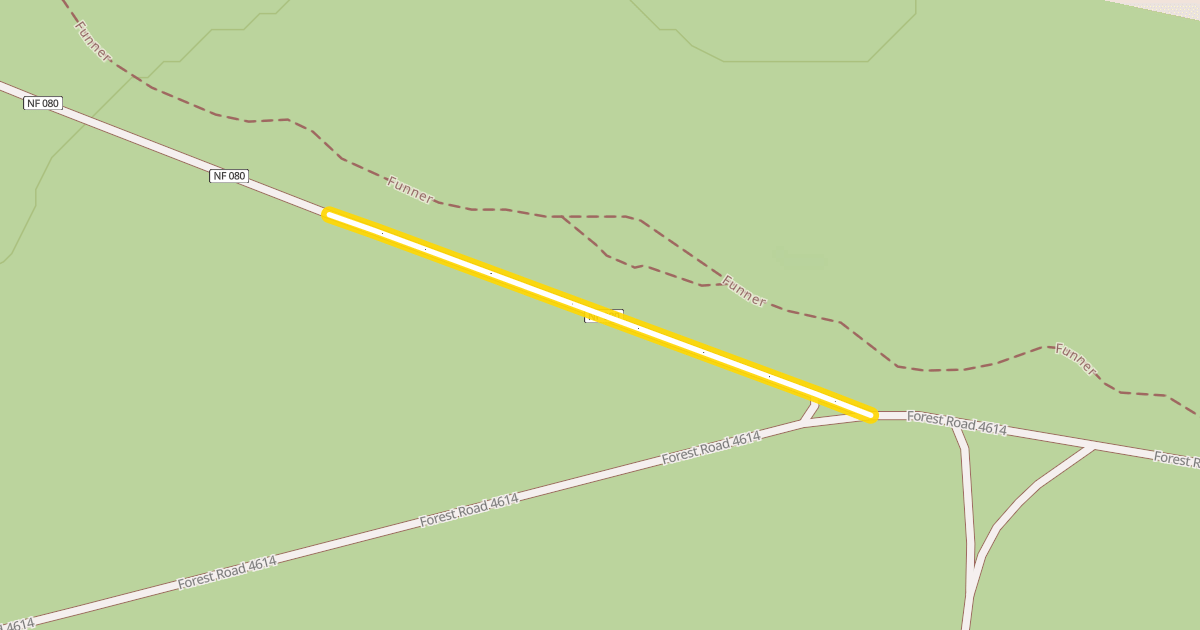 Map preview of Forest Road 4614-080