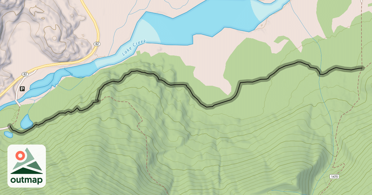 Map of Willis Creek Trail