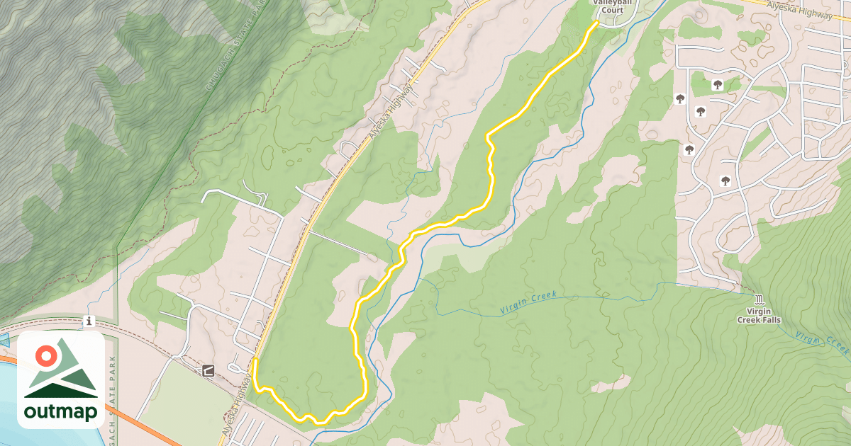 Map of Lower Iditarod