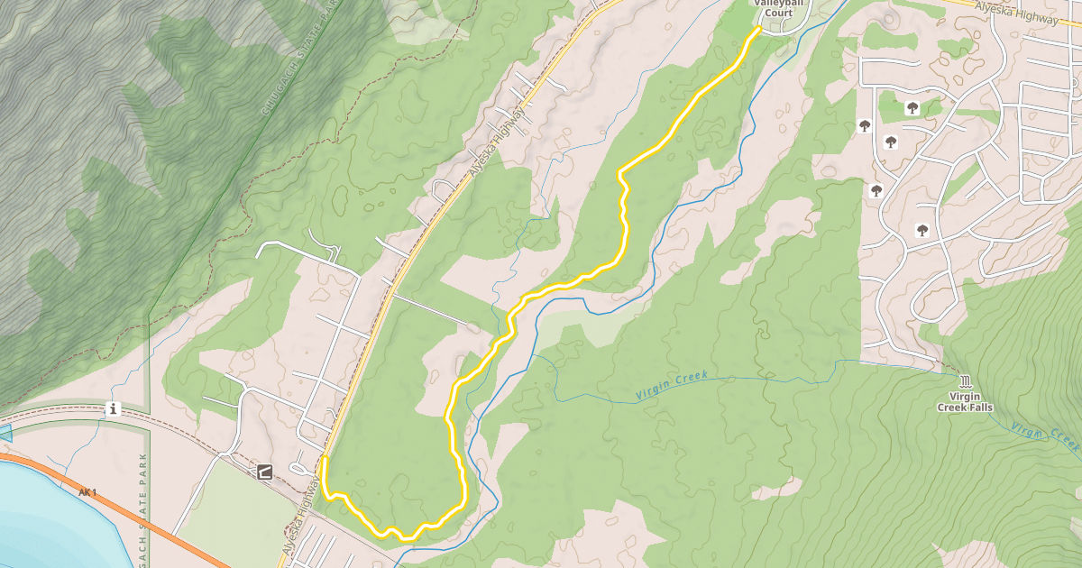 Map preview of Lower Iditarod