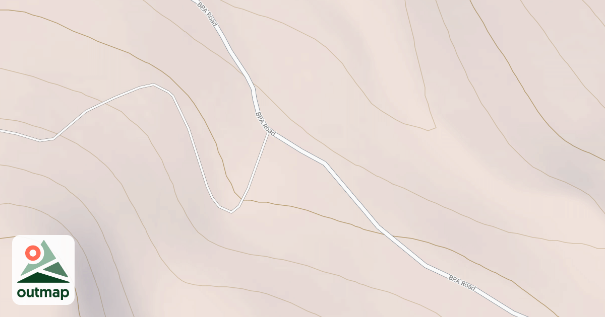 Map of Wood Canyon Ridge-Black Grove