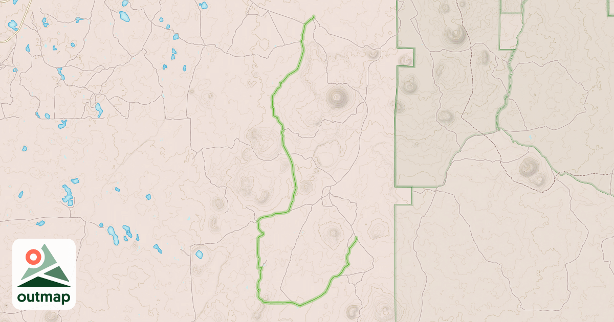 Map of Indian Service Rd. - BIA 152