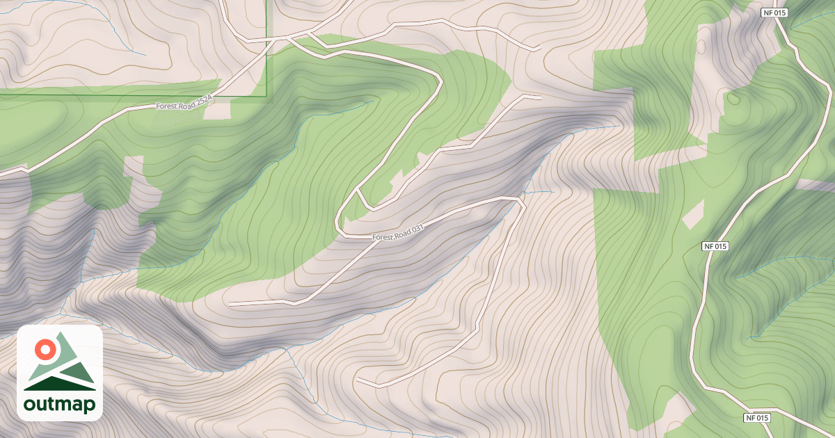 Map of MILL SPUR