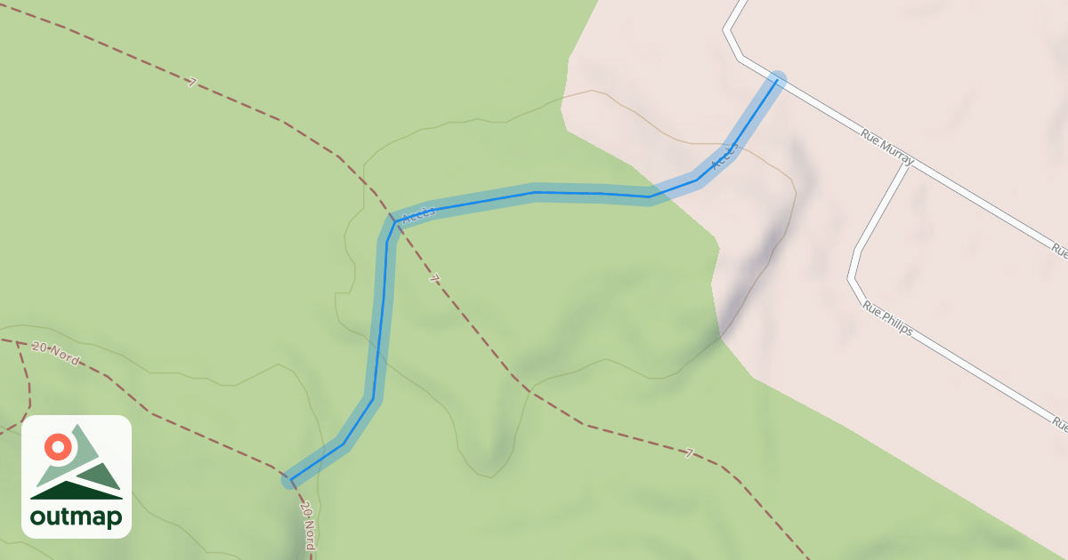 Map of Accès