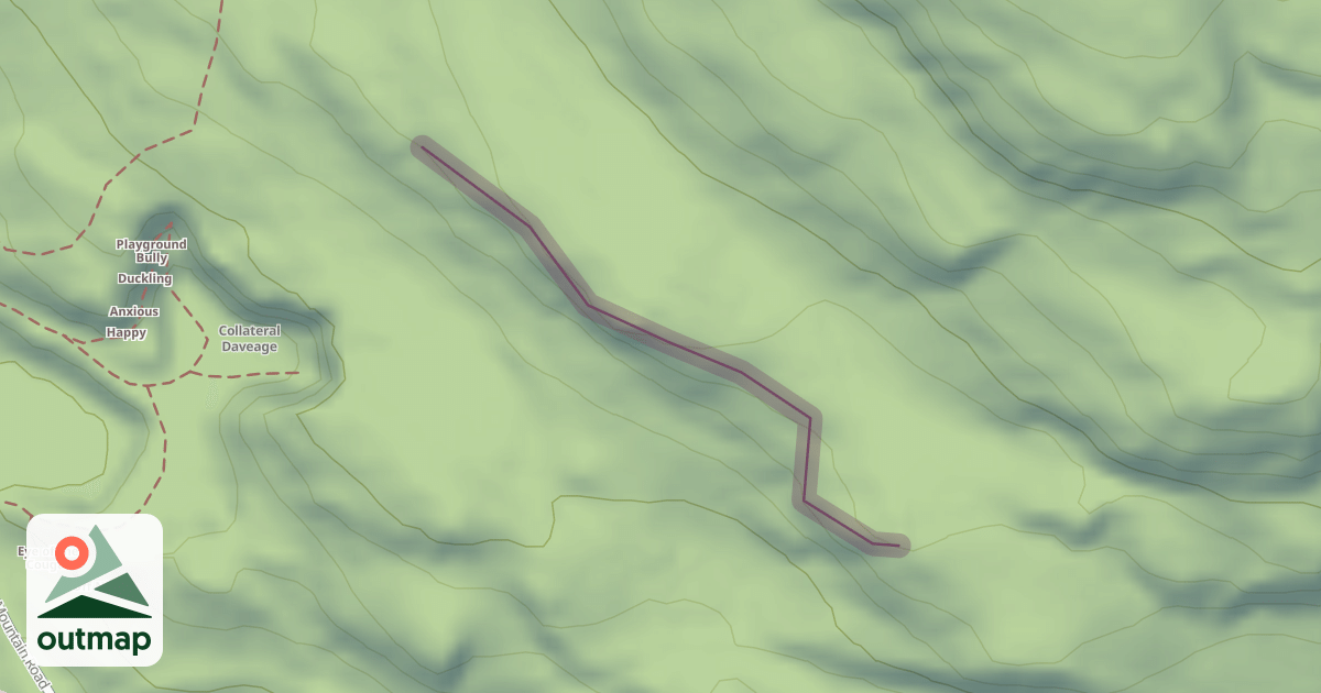 Map of Carcass Crag