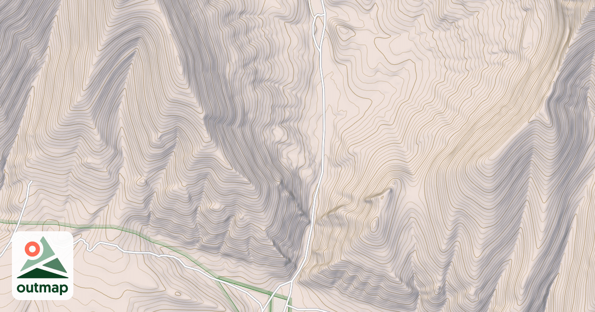 Map of SNOWY RIDGE