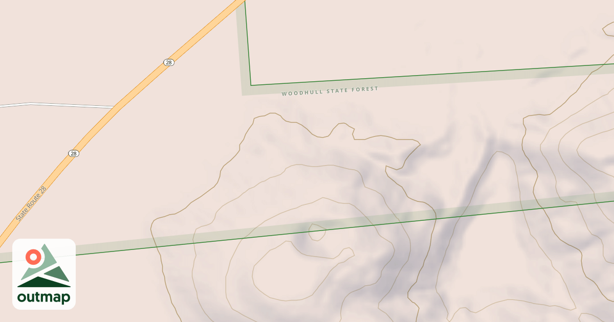 Map of Snowmobile Trail