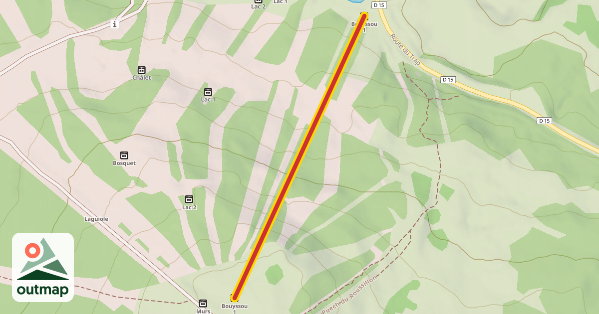 Map of Bouyssou 1