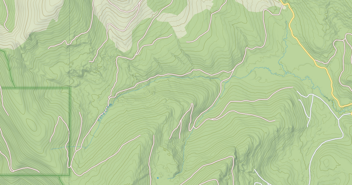 Map preview of HAND CREEK