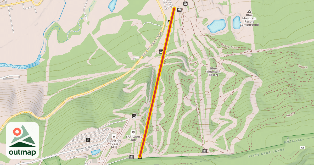 Map of Main Street Express