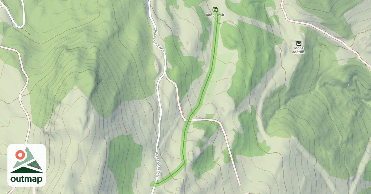Map of Bonnatrait