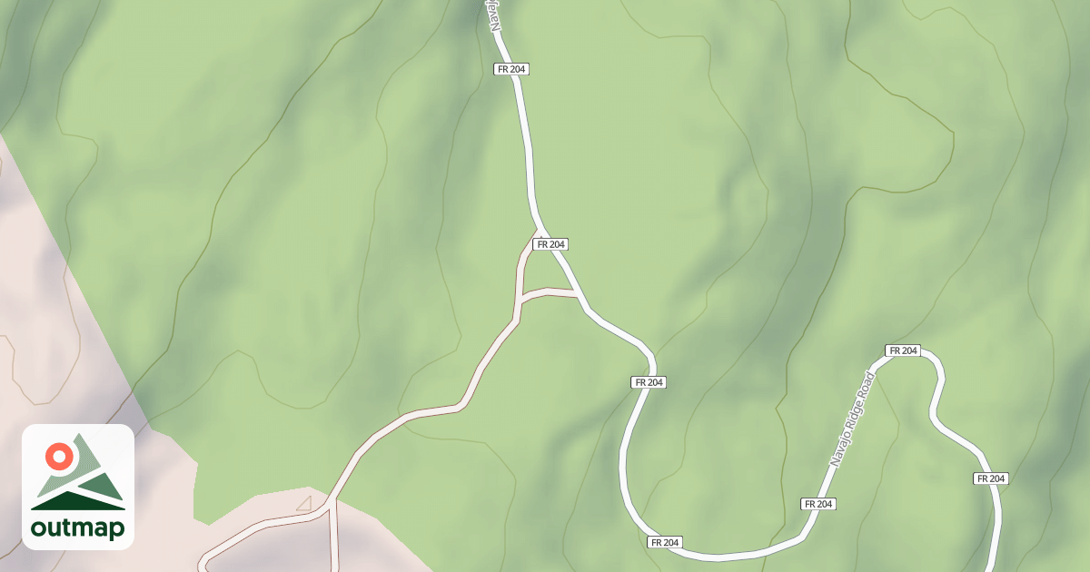 Map of Brianhead Snowmobile Trail