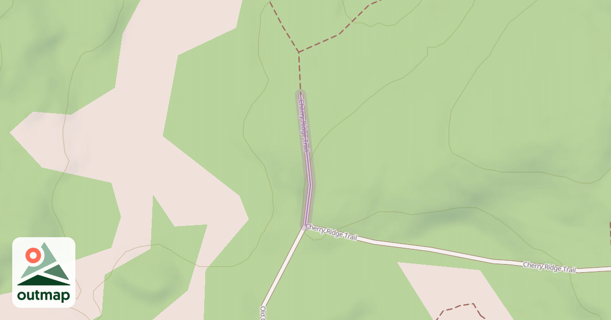 Map of Cherry Ridge Trail
