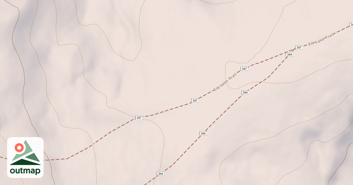 Map of Elk Lake