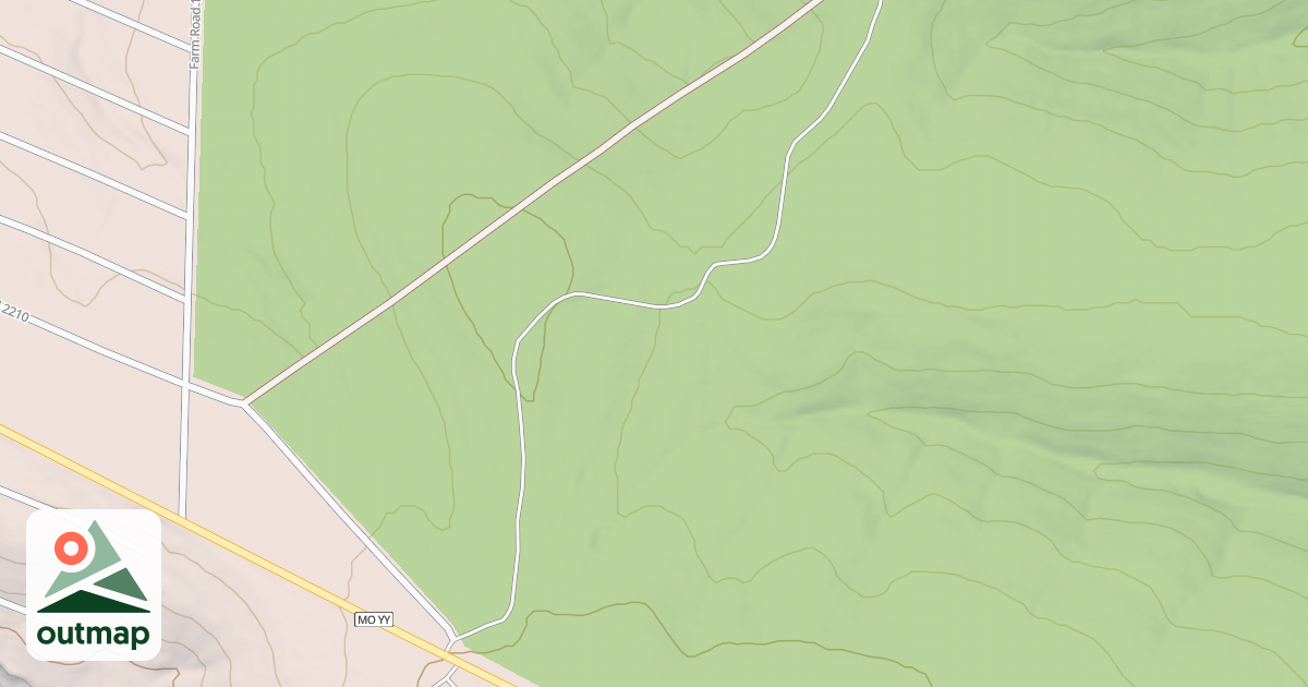 Map of SHELL KNOB FLAT