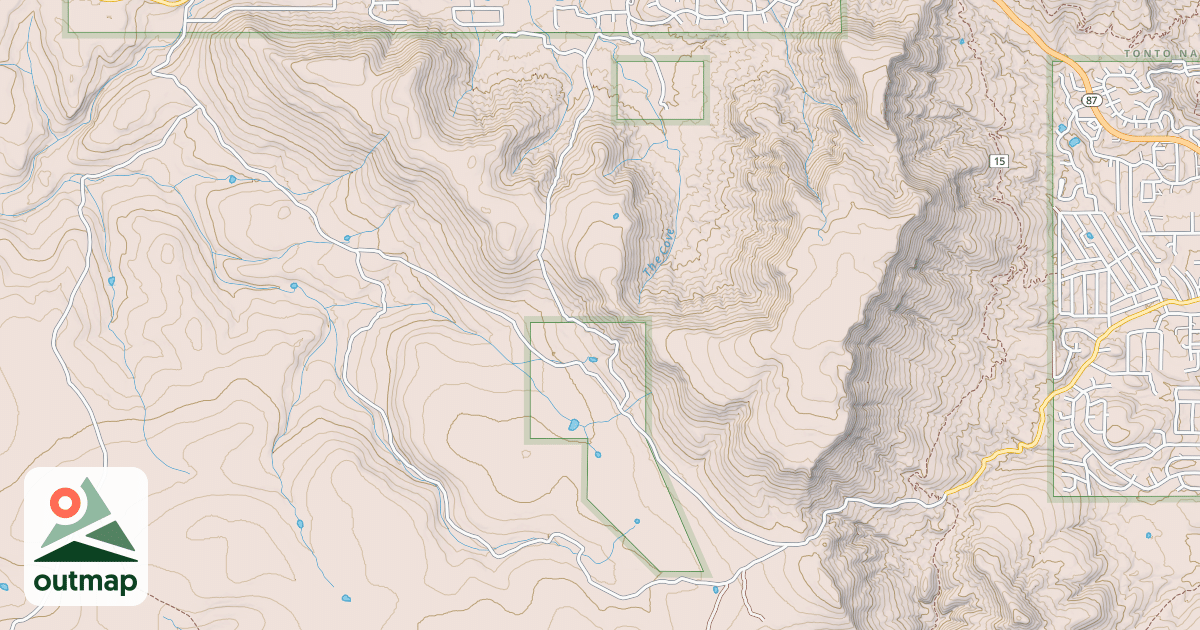 Map of HARDSCRABBLE
