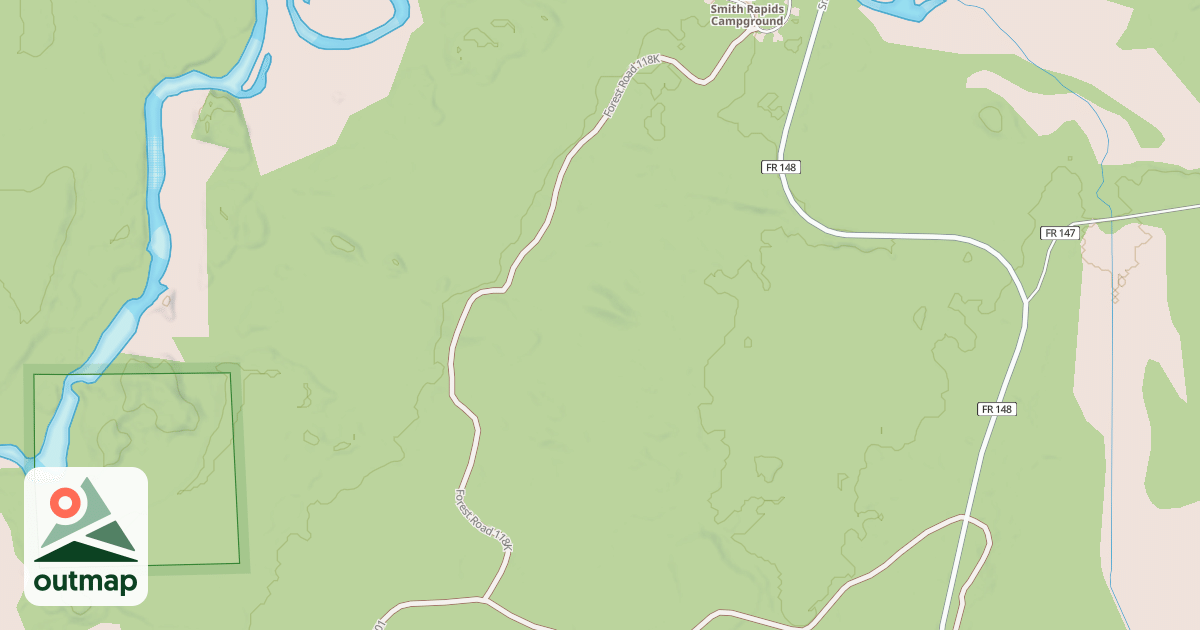 Map of FLAMBEAU ATV SMITH RAPIDS SPUR