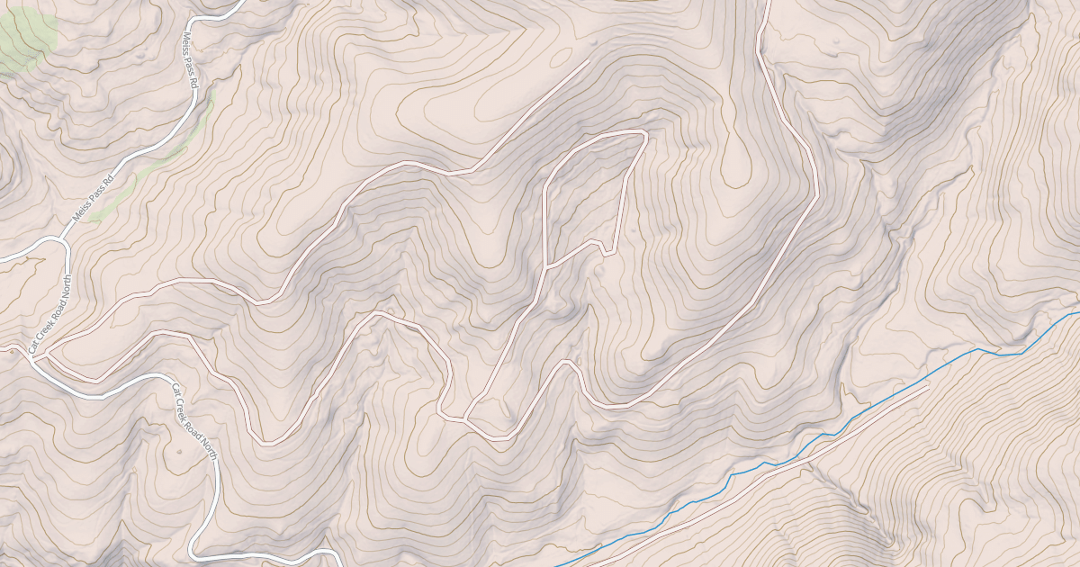 Map preview of CAT CREEK RIDGE