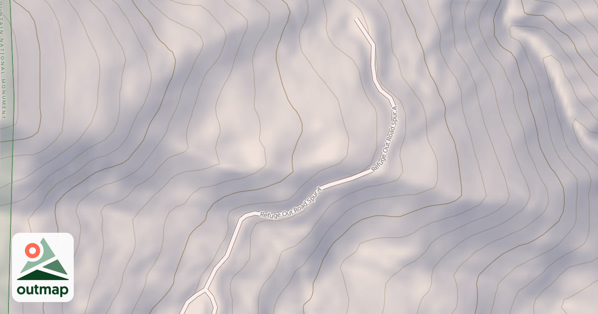 Map of REFUGE OUT SPUR A