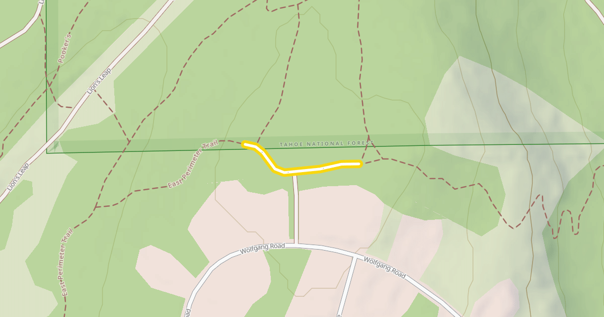 Map preview of East Perimeter Trail