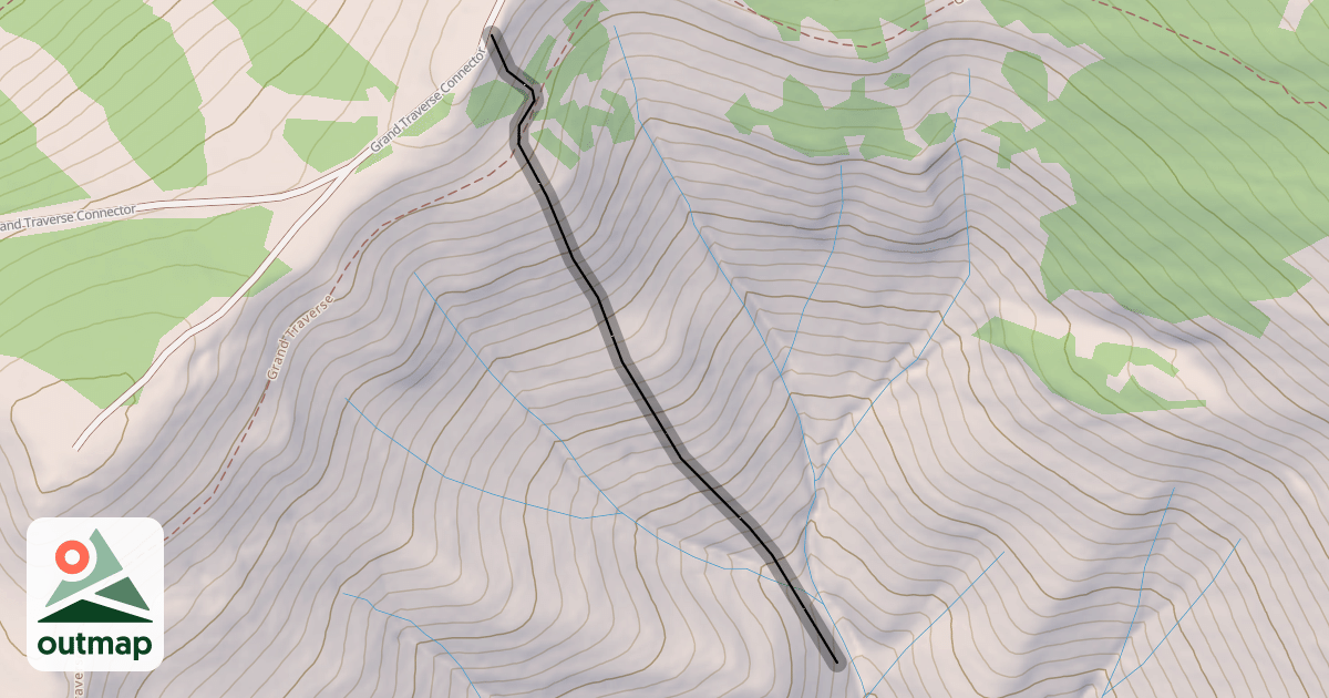 Map of Morning Side Ridge