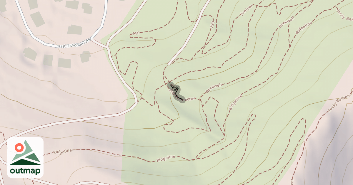 Map of 220 Trail Drop Start