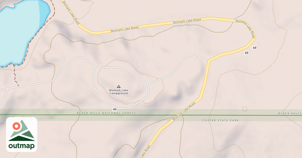 Map of BISMARCK BR 1A