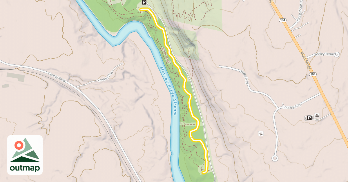 Map of Middle Trail