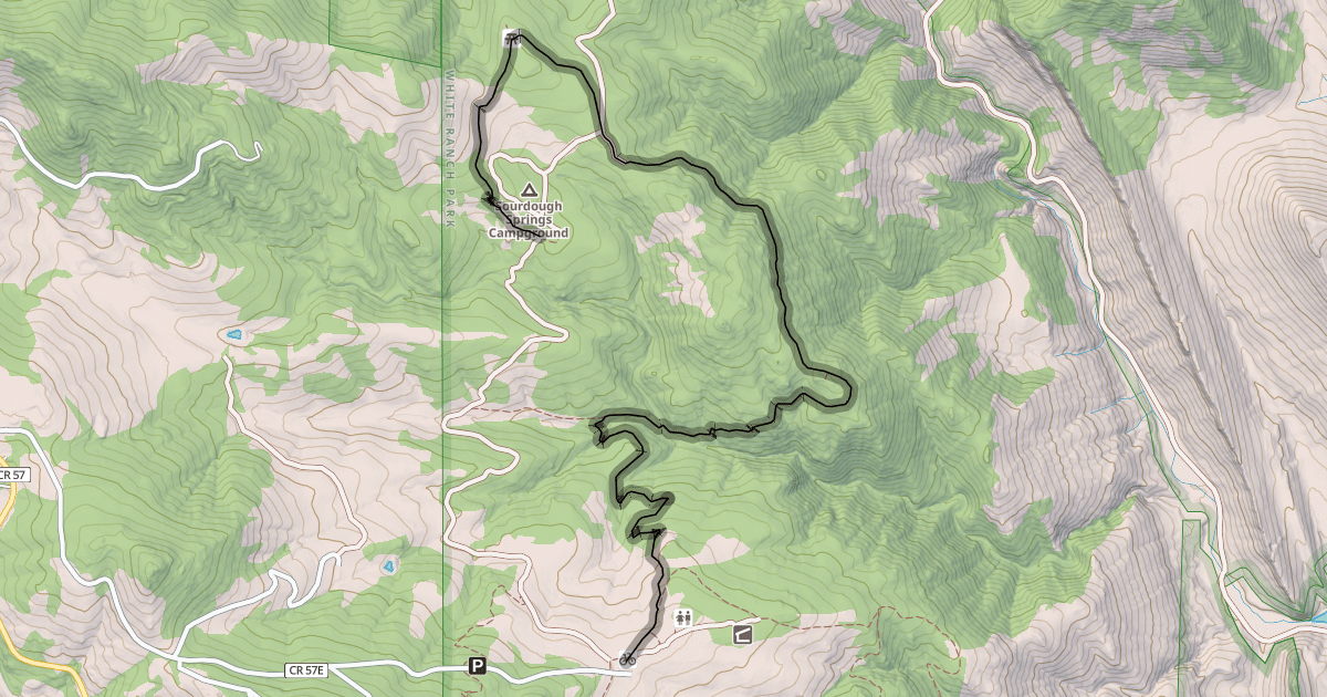 Map preview of Rawhide Trail
