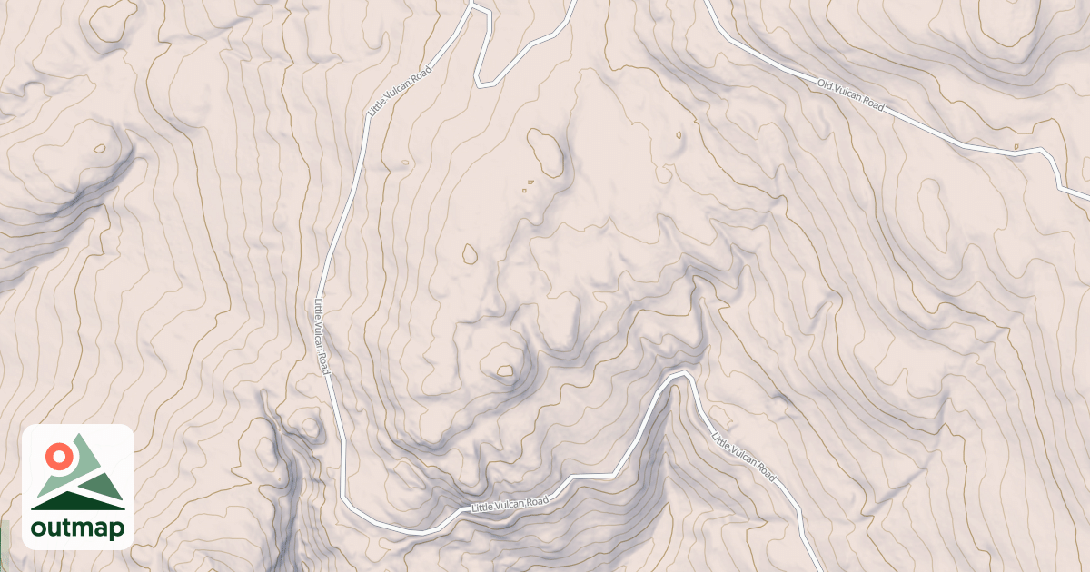 Map of LITTLE VULCAN