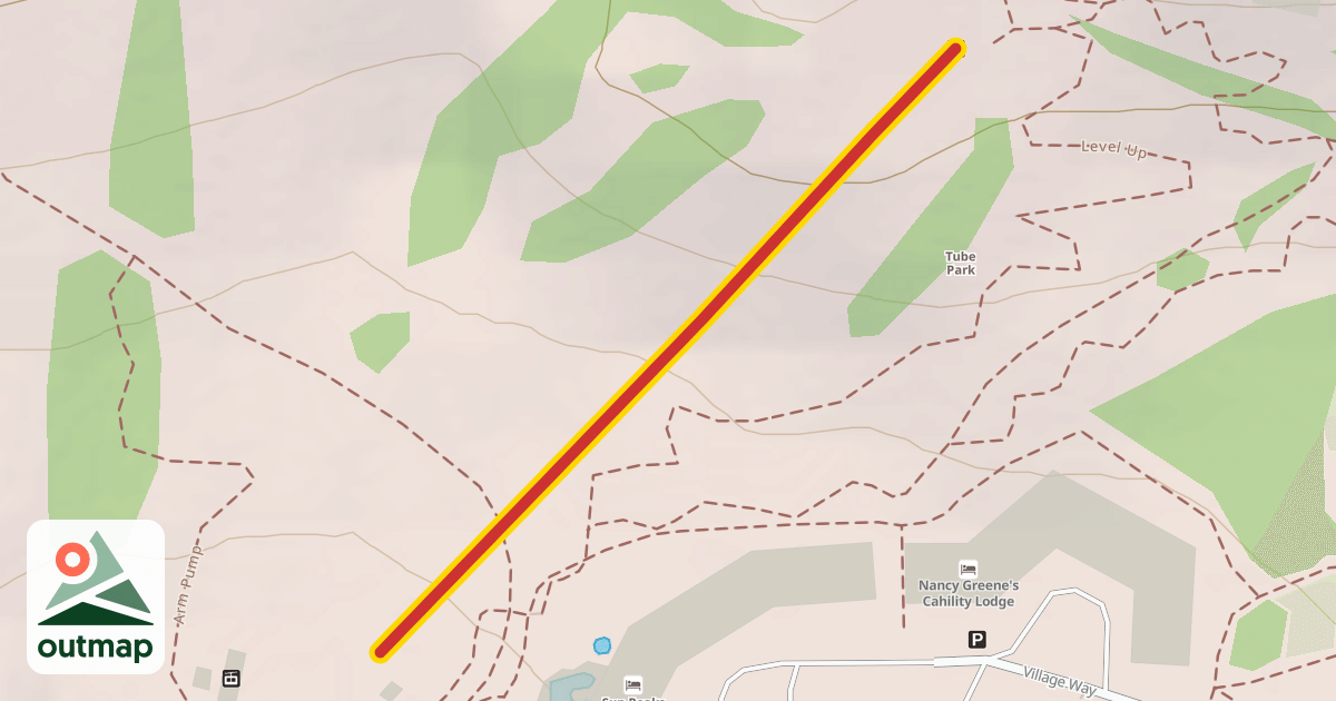 Map of Platter Poma Lift