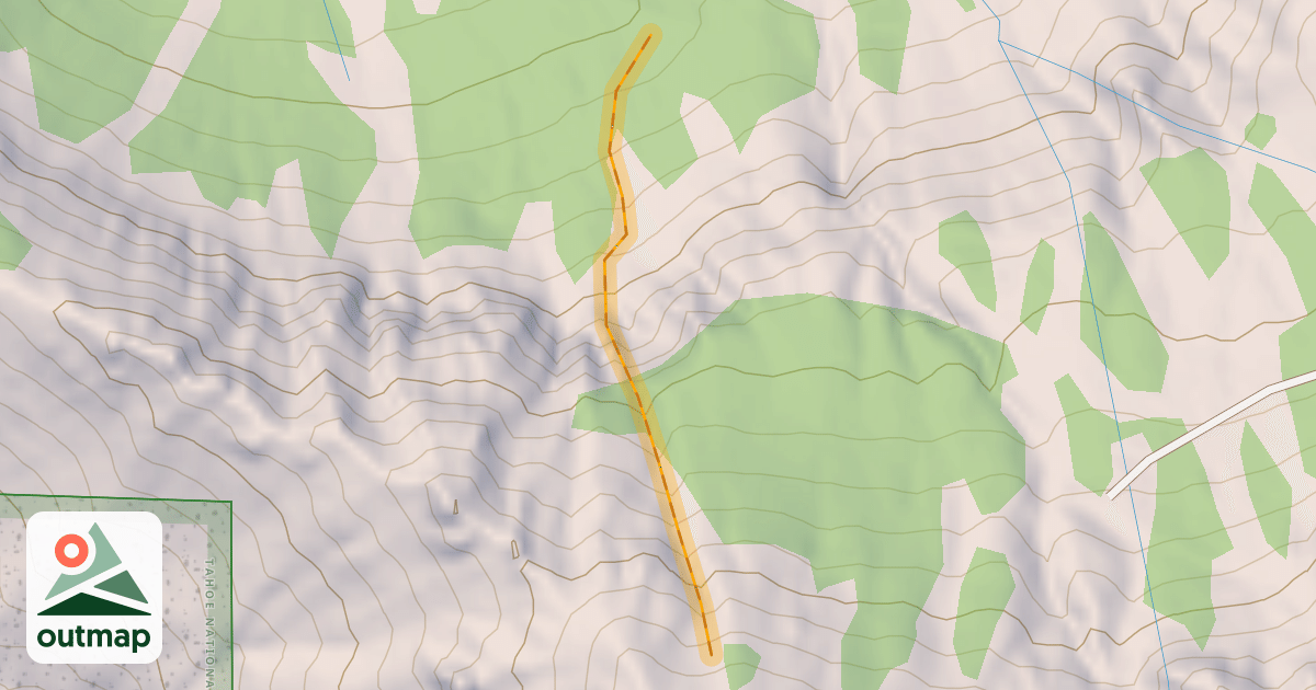 Map of 23 Foot Gully