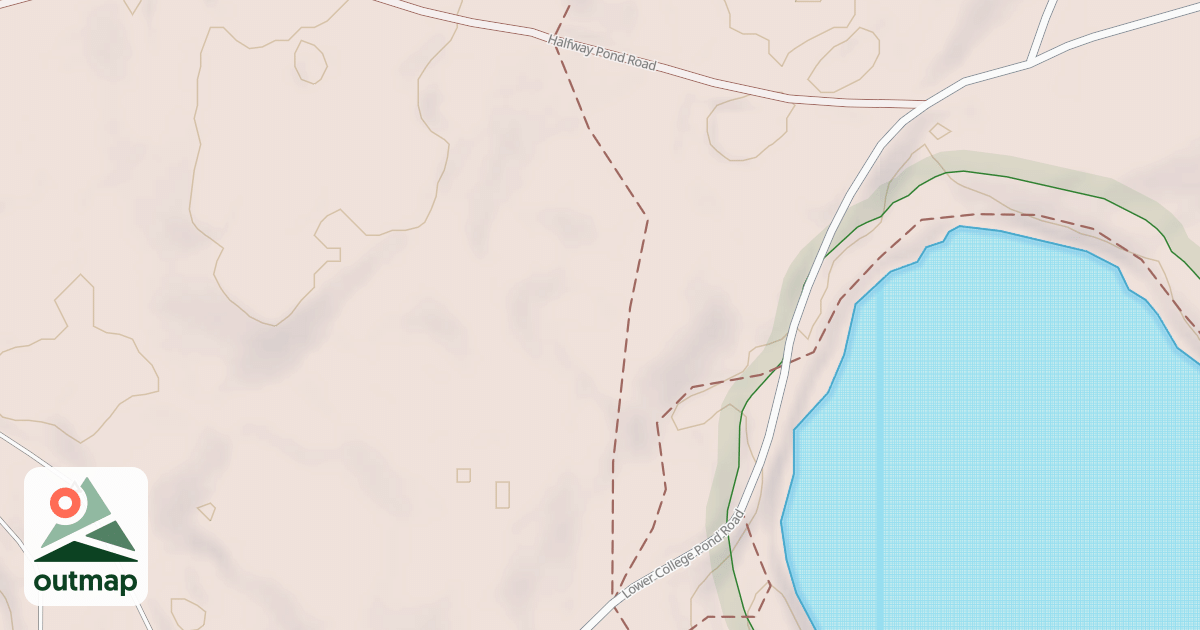 Map of Rocky Pond Path