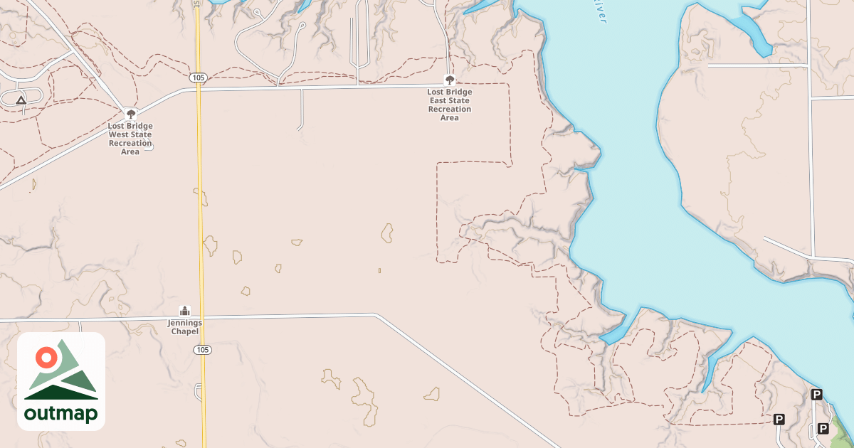 Map of Bloodroot Trail
