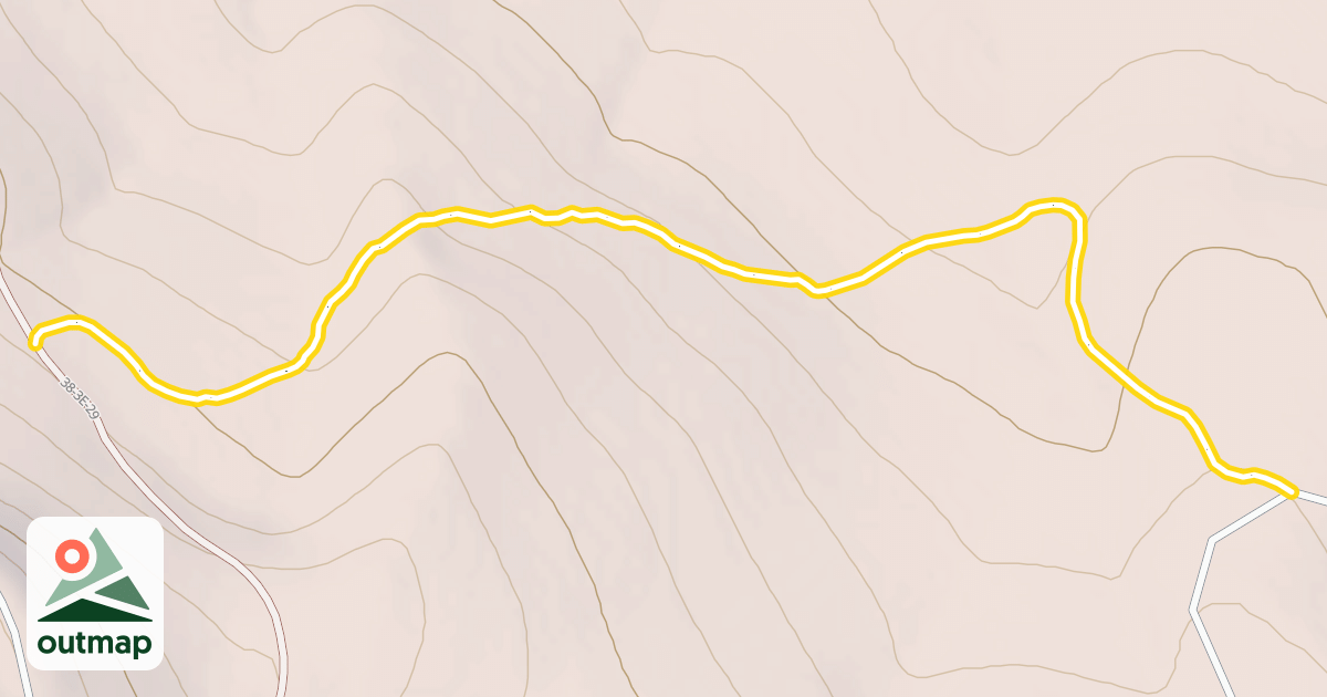Map of Fawn Hollow Loop Nordic