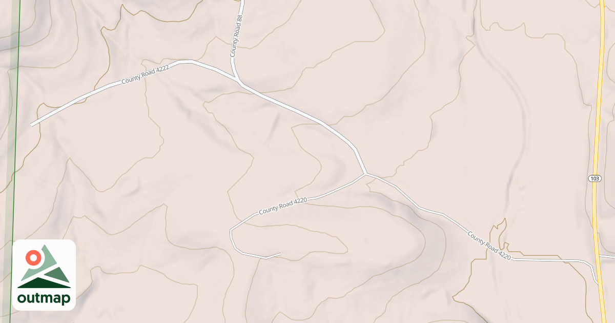 Map of CHINQUAPIN EAST