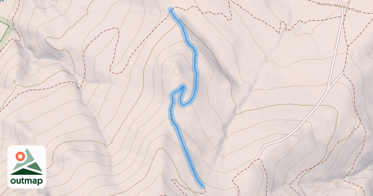Map of Pinchot Trail