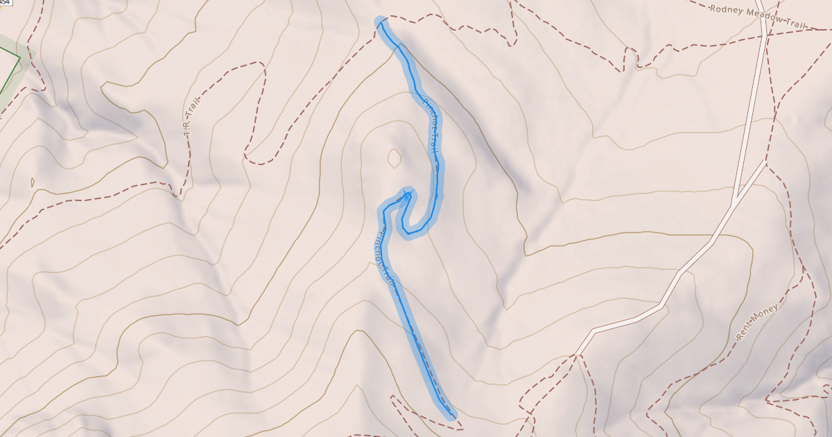 Map preview of Pinchot Trail