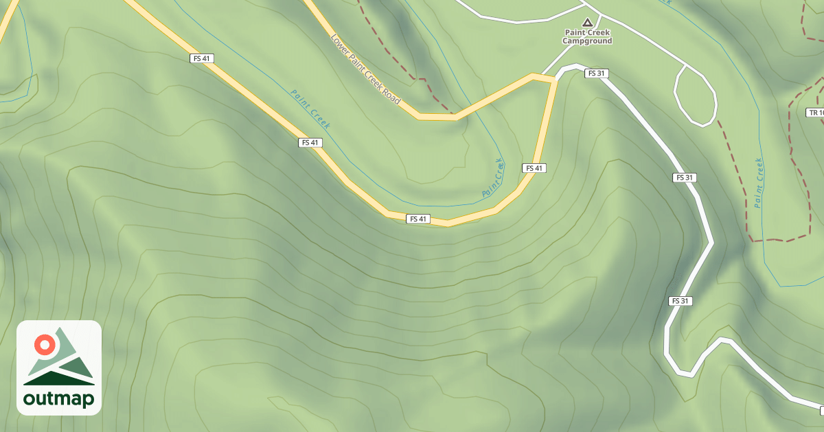 Map of MOSES TURN PIC.AREA