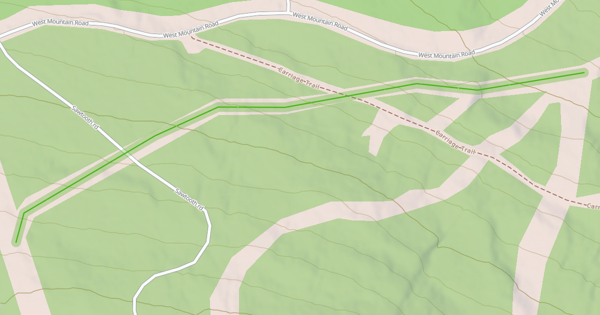 Map preview of West Mountain Crosscut