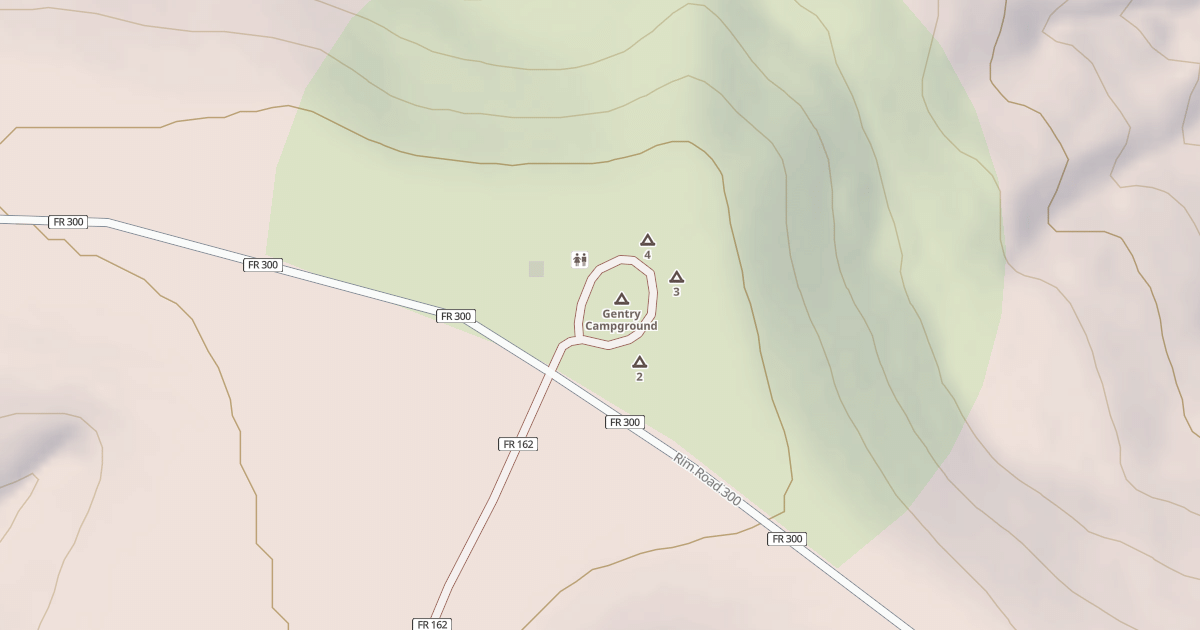 Map preview of USFS National Forest System Roads {4FD0EB93-E4B1-450C-BAF8-3E180C3394FA}