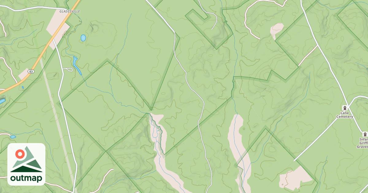 Map of LITTLE GLADESVILLE
