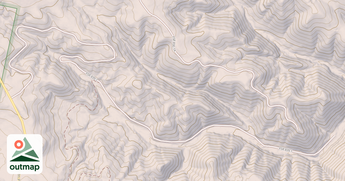 Map of OGDEN CANYON