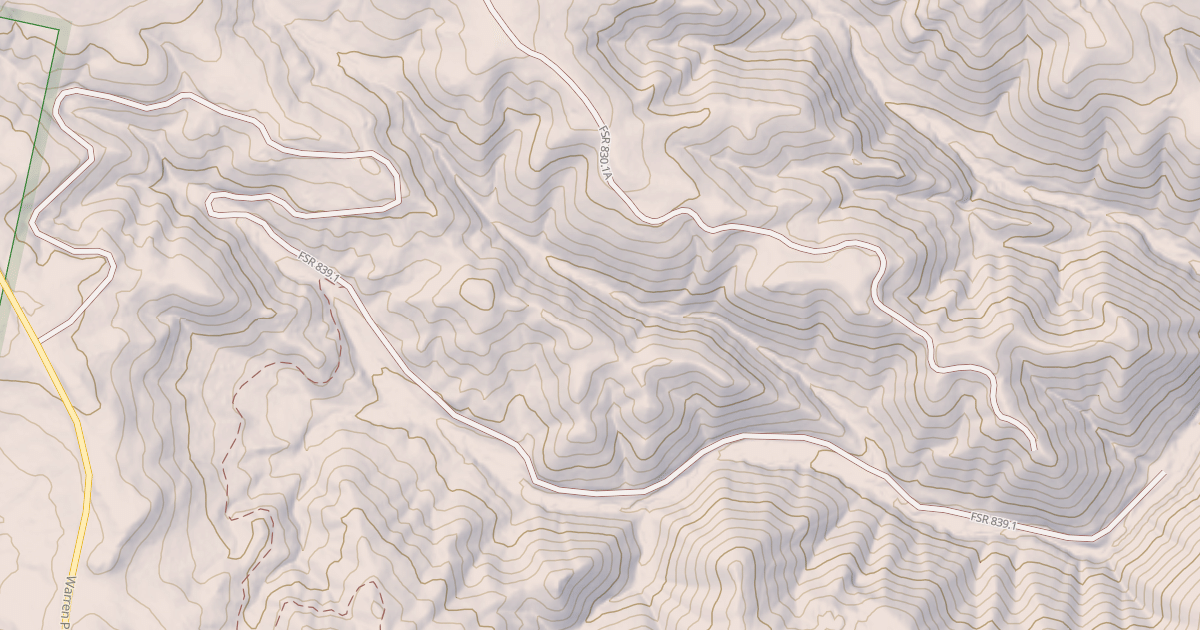 Map preview of OGDEN CANYON