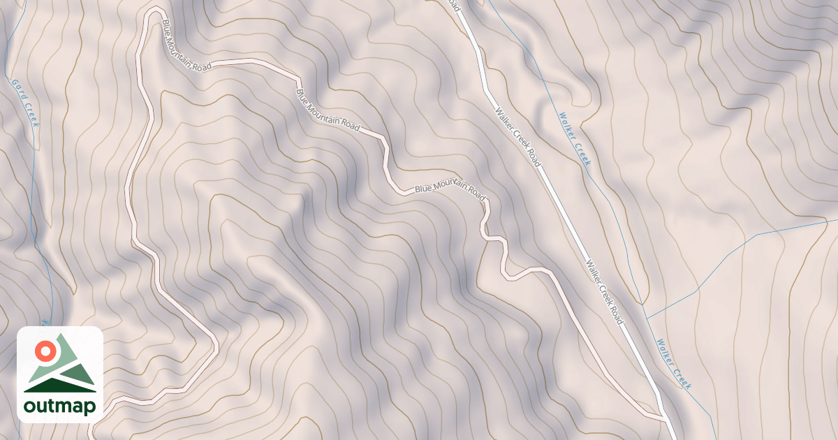 Map of BLUE MTN